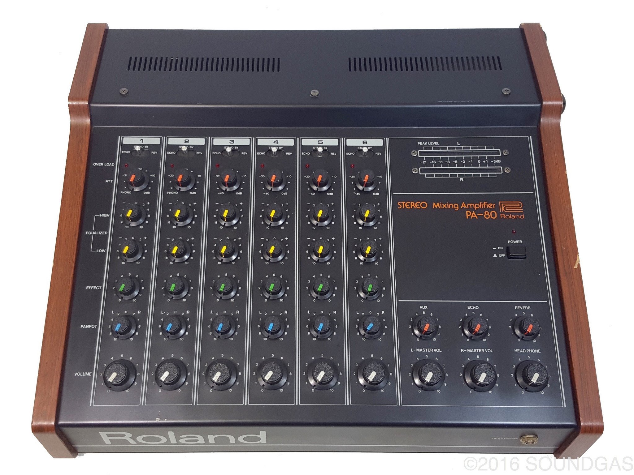 Roland PA.80 Mixer w/ Spring Reverb