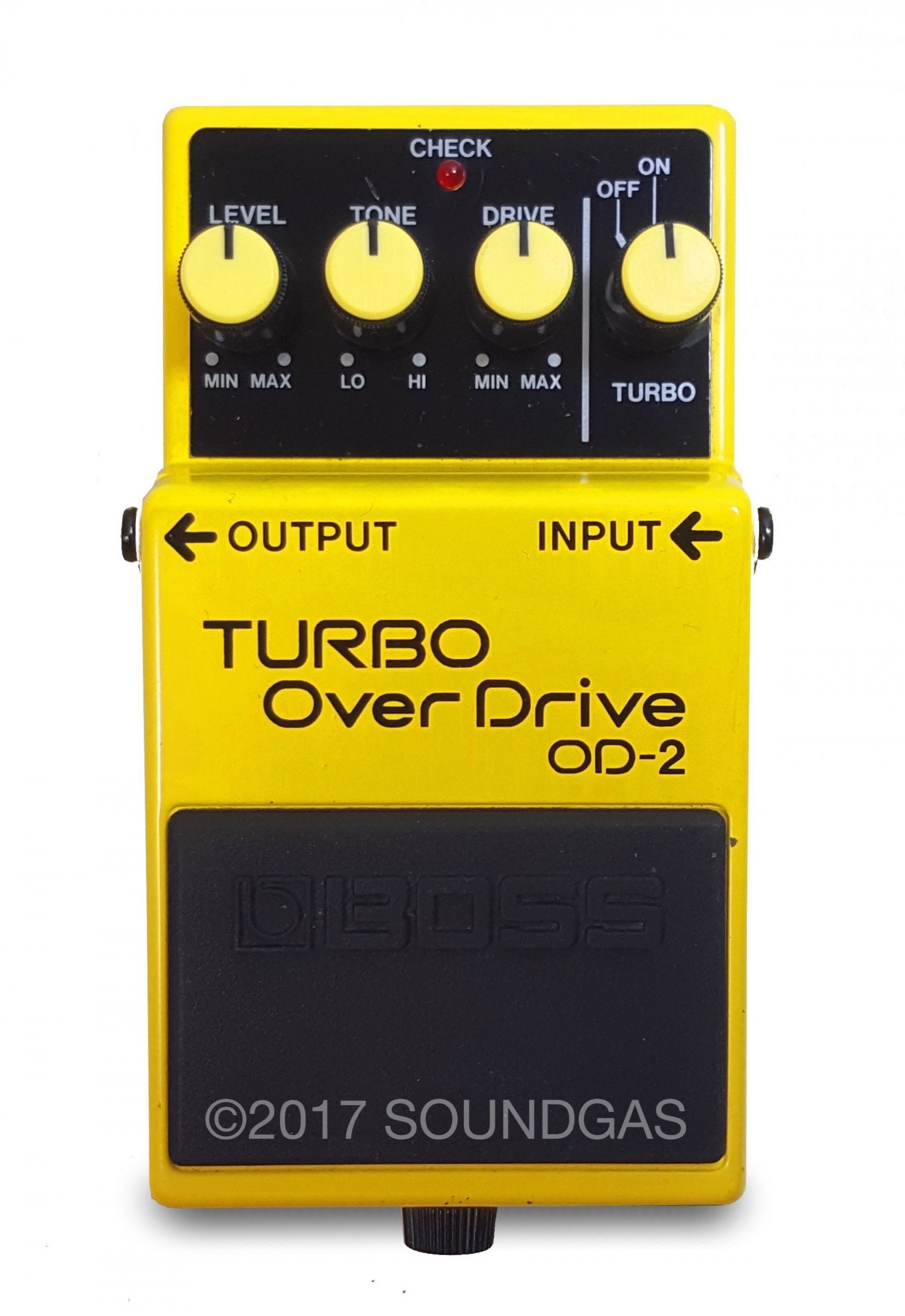 Boss OD-2 Turbo OverDrive Vintage Guitar Effect Pedal FOR SALE