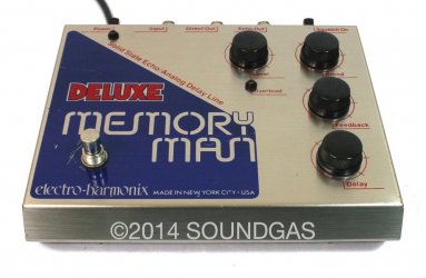 Electro-Harmonix Memory Man Blue (Front Top)
