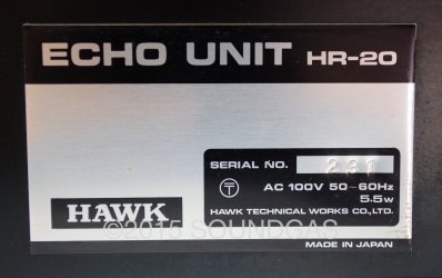 HAWK HR-20 ECHO UNIT