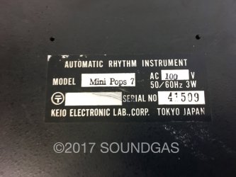 Keio (Korg) Mini Pops MP-7 - Modified