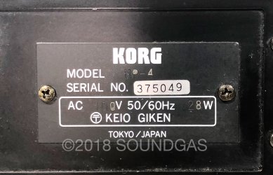 Korg Mono/Poly MP-4 & Original Carry Bag