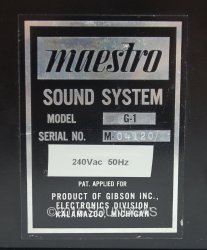 Maestro Rhythm n Sound G-1