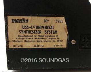 Maestro USS-1 Universal Synthesizer System