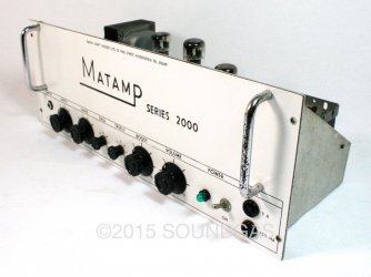 Matamp Series 2000 Valve Amplifier Head (Faceplate Left)