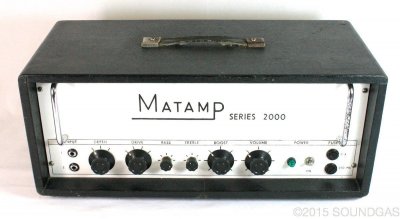 Matamp Series 2000 Valve Amplifier Head (Social)