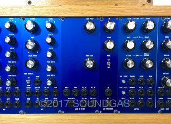 Oakley Modular Deep Blue Analogue Synth
