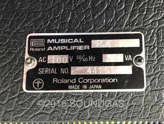 Roland PA.60 Mixer with Spring Reverb