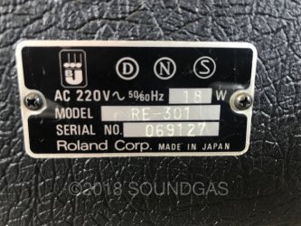 Roland RE-301 Chorus Echo - 240v (Boxed)