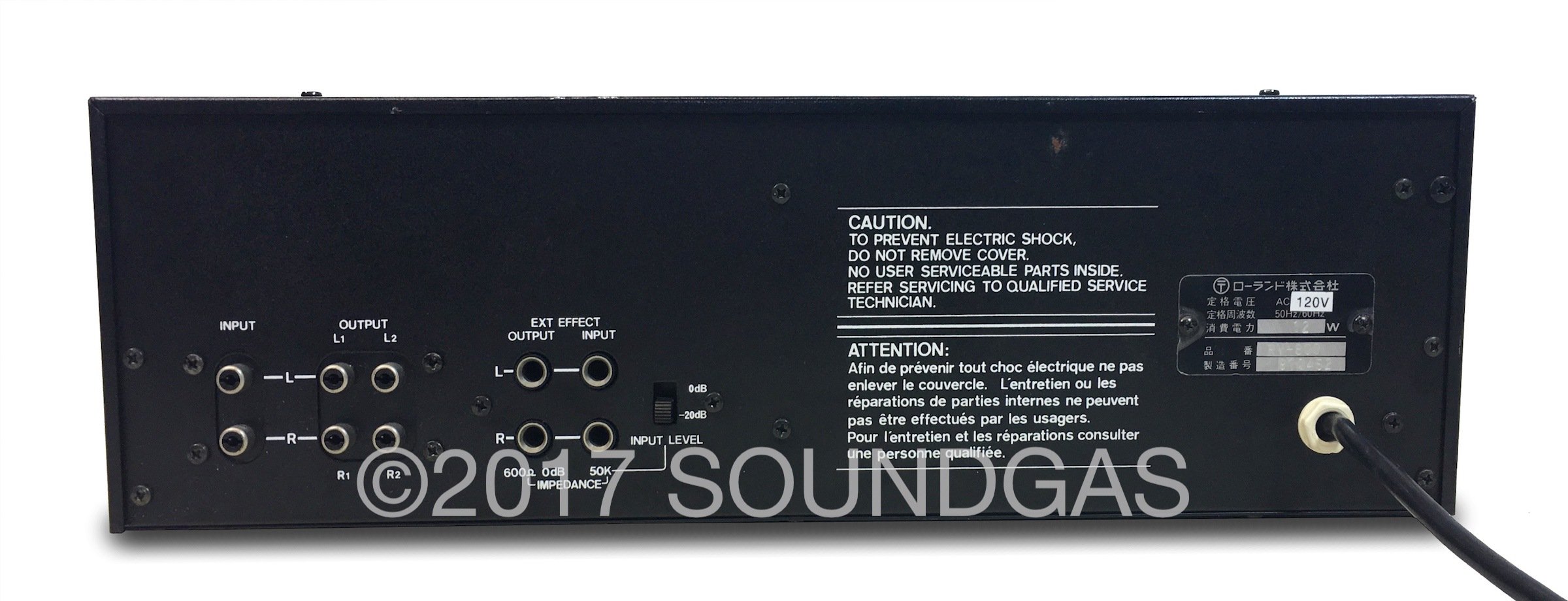 Roland RSS RV-800 Stereo Reverb Rack Unit FOR SALE - Soundgas