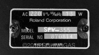 Roland SPV-355 P/V Synth