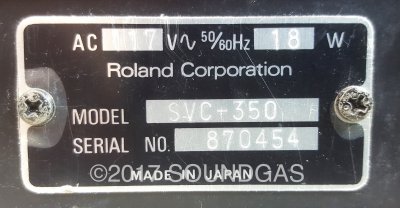 Roland SVC-350 Vocoder 220v