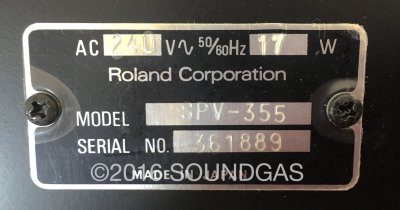 Roland SPV-355 - Boxed