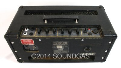 Vox AC-50 Vintage Valve Amp (Back Top)