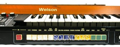 Welson syntex vintage analogue synthesiser (Front Mid)