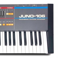 Roland Juno-6 + Tubbutec Midi, 120/240v
