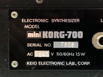 Korg MiniKorg-700