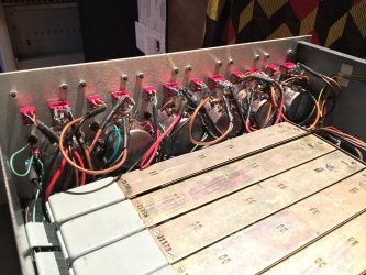 Langevin AM16 x 6 preamps in Marquette Audio Rack