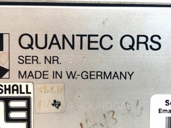 Quantec Room Simulator QRS