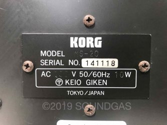 Korg MS-20 Mk1 – Cased