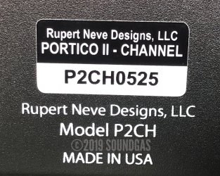 Rupert Neve Portico II Channel