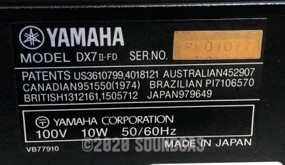 Yamaha DX-7 II-FD