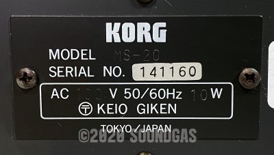 Korg MS-20 Mark 1 – cased