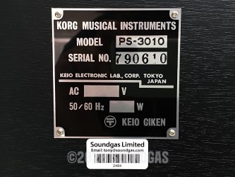Korg PS-3200 Polyphonic Synthesizer
