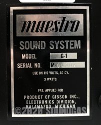 Maestro Rhythm ‘N Sound G-1
