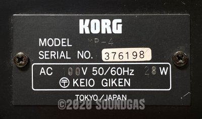 Korg Mono/Poly MP-4 – Near Mint
