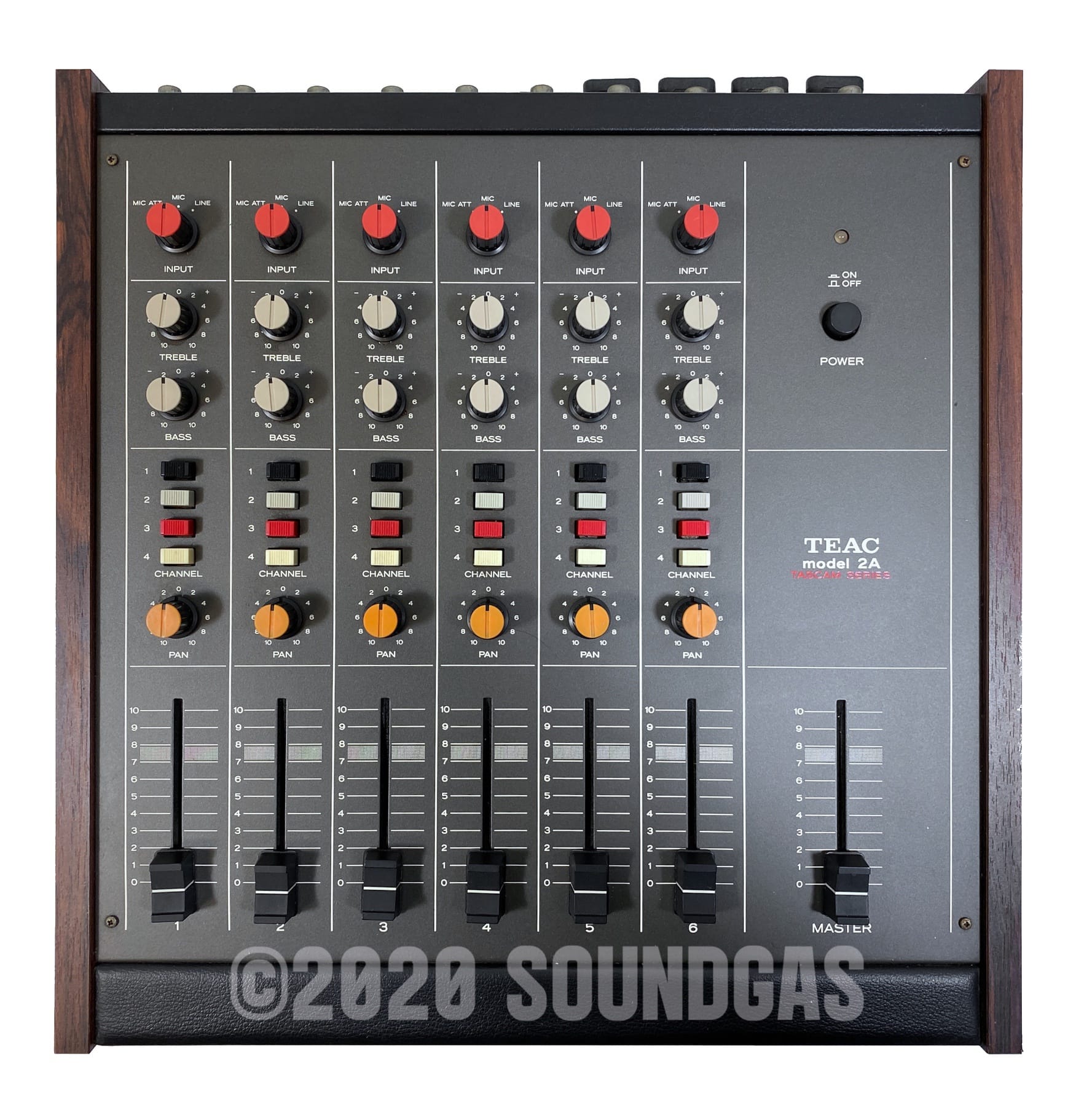 Teac Model-2A - Vintage 6-channel Mixer FOR SALE - Soundgas