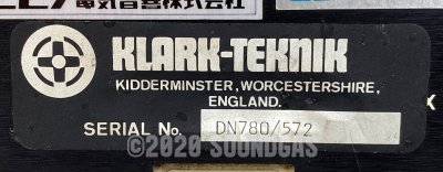 Klark-Teknik DN 780 Digital Reverberator / Processor