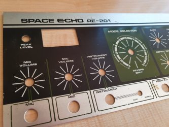 RE-201 Space Echo Front Panel
