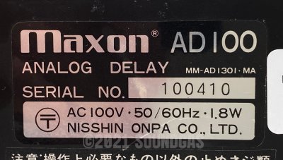 Maxon AD-100 Analog Delay (MN3005)