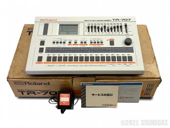 Roland TR-707 Expanded – Near Mint & Boxed (727 808 909 Linn LM1 DMX)