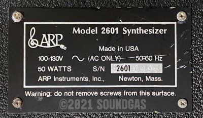 ARP 2601 + 3604P Keyboard (2600)