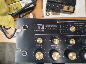 Urei-Soundcraft Model 1620LE Mixer & Vestax Isolator