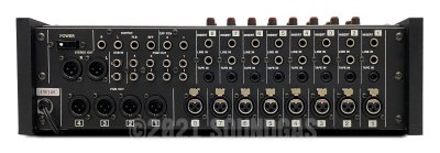 Tascam M-208 Mixer: rear view after modification