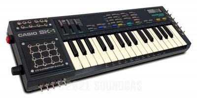 Casio SK-1 Sampling Keyboard Circuitbent
