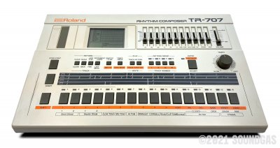 Roland TR-707 Expanded (727 808 909 plus 4 Soundgas Banks) – Preorder