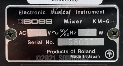 Boss KM-6A Mixer