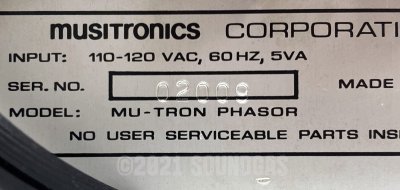 Musitronics Mu-Tron Phasor