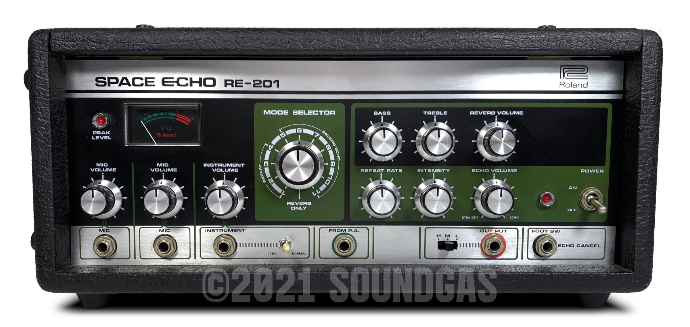 Roland RE-201 Space Echo, Early Preamp Mod FOR SALE - Soundgas