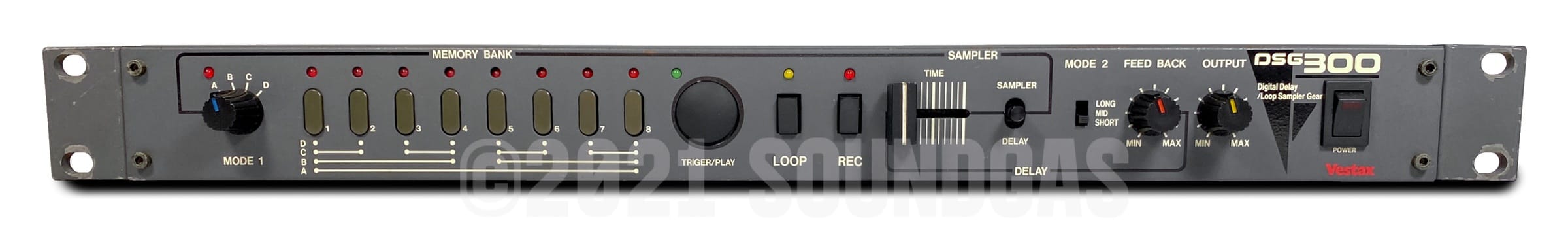 Vestax DSG300 Digital Delay / Loop Sampler FOR SALE - Soundgas