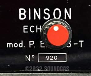 Binson Echorec P.E.603-T Varispeed – Ed O’Brien