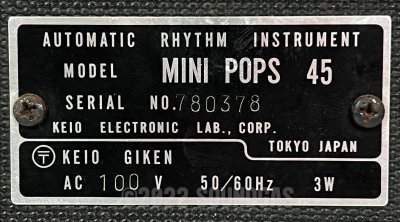 Korg Mini Pops 45