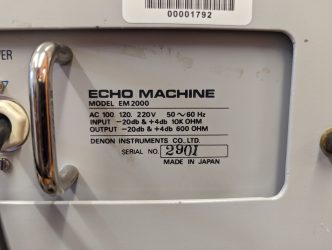 Denon DIC EM-2000 1/2″ Tape Echo