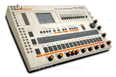 Roland TR-707 Circuitbent, Expanded (727 808 909 + 4 Soundgas Banks)