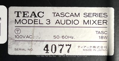Teac Tascam Series Model 3
