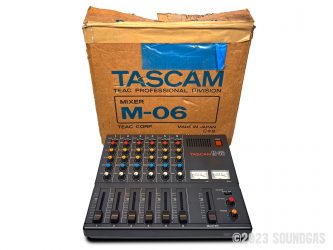 Tascam-M-06-Mixer-Boxed-SN60394-Cover-2